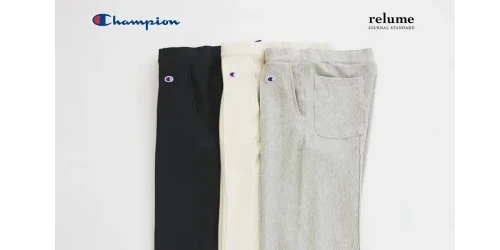 JOURNAL STANDARD relume × Champion『R/W Sweat Track Pants』の先行予約が12月13日(土)12:00~開始