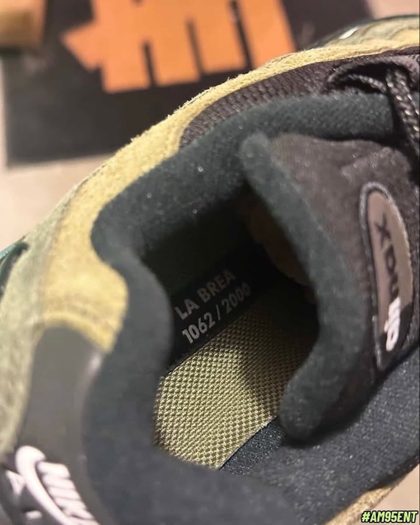 UNDEFEATED × NIKE AIR MAX 95 “Medium Olive” が公開