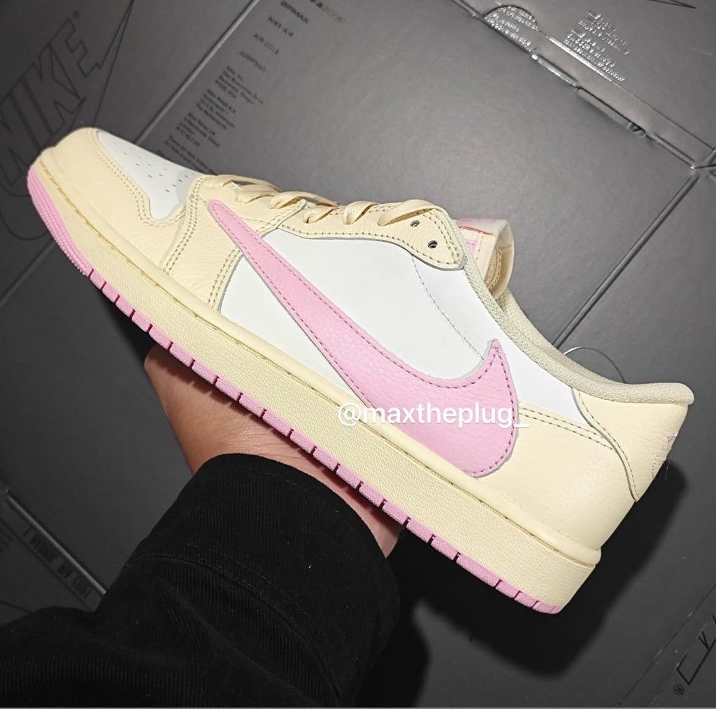 Travis Scott × NIKE AIR JORDAN 1 LOW “Shy Pink” が5月22日(金)に発売予定
