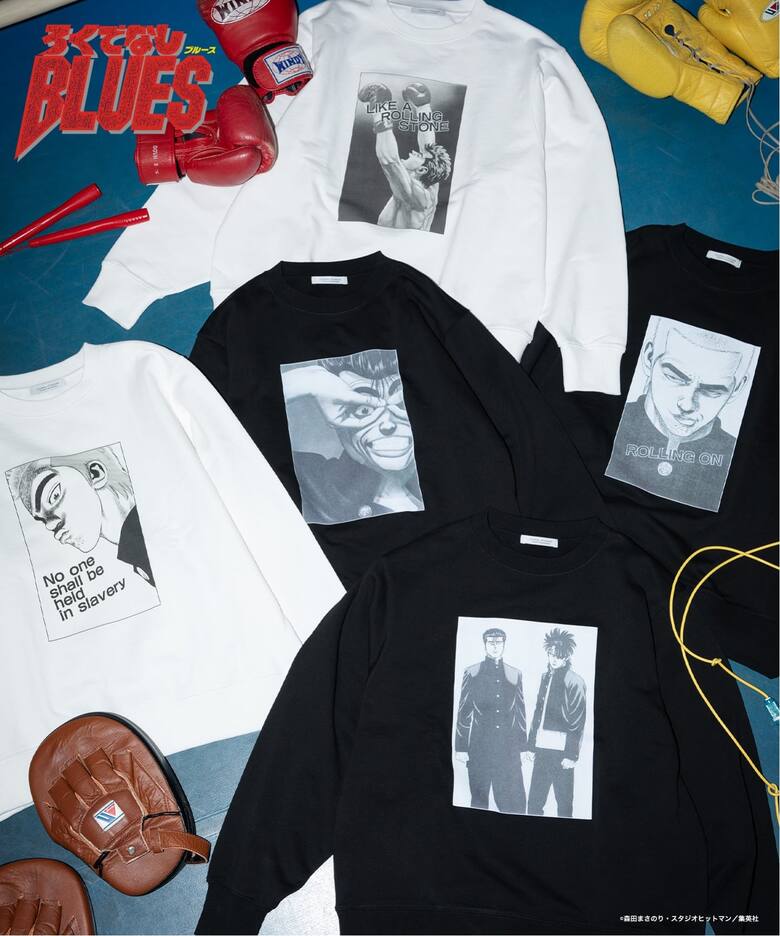 JOURNAL STANDAR × ろくでなしBLUES『Printed Sweatshirt』の先行予約が開始