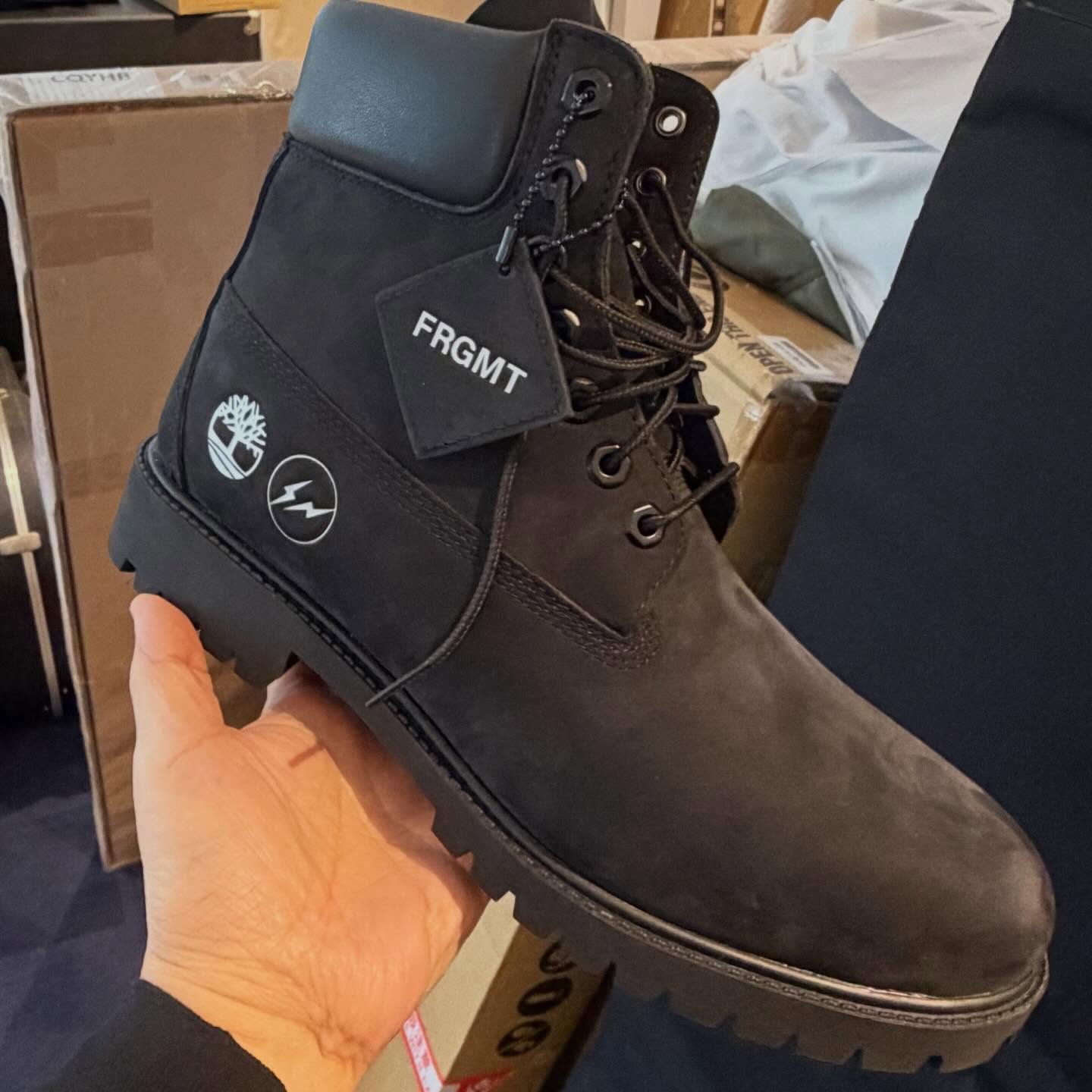 藤原 ヒロシ が fragment design × Timberland のコラボブーツを公開