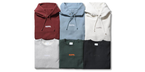 SOPH. × Champion の限定フーディー&クルーネックが12月12日(金)発売