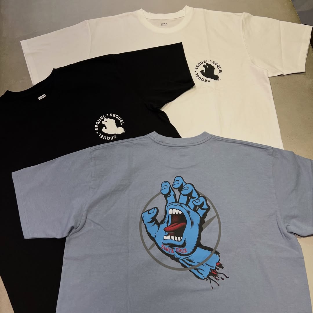 fragment design × SANTA CRUZ × SEQUEL のトリプルコラボコレクションが12月13日(土)に発売予定
