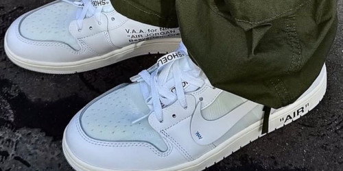 藤原ヒロシ が Virgil Abloh Archive × NIKE AIR JORDAN 1 “Alaska” を着用