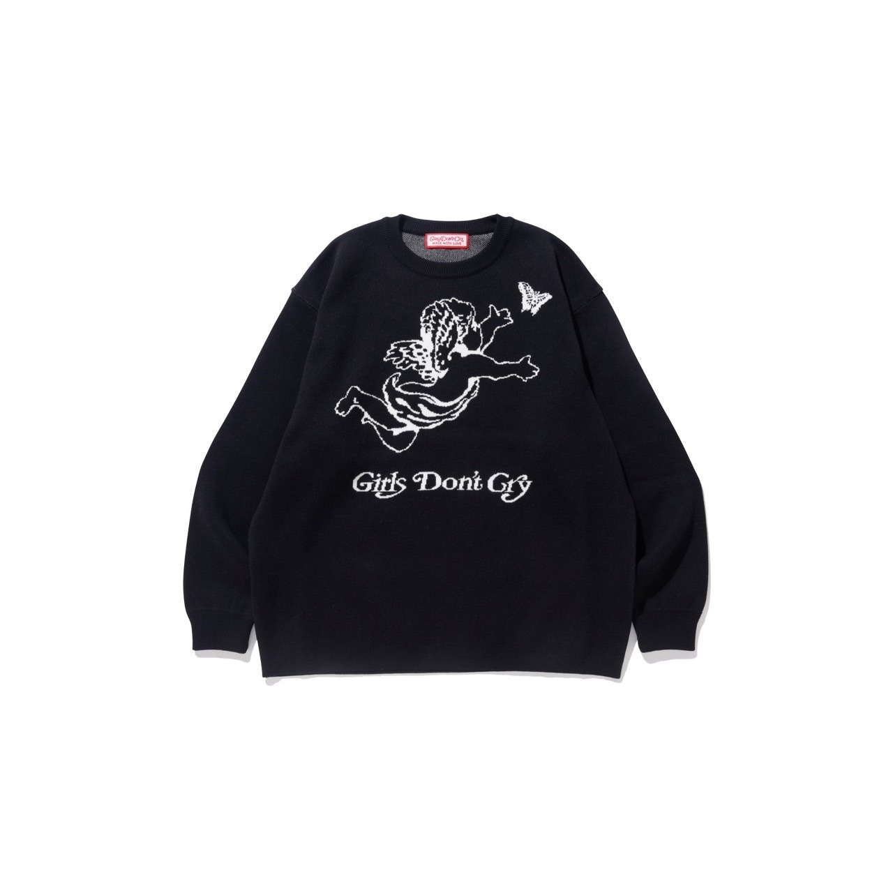 Girls Don’t Cry『Angel Knit & Logo Crewneck』のWEB抽選が開始