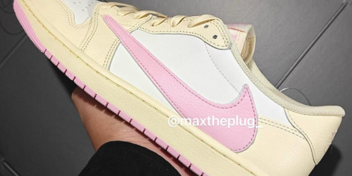 Travis Scott × NIKE AIR JORDAN 1 LOW “Shy Pink” が5月22日(金)に発売予定