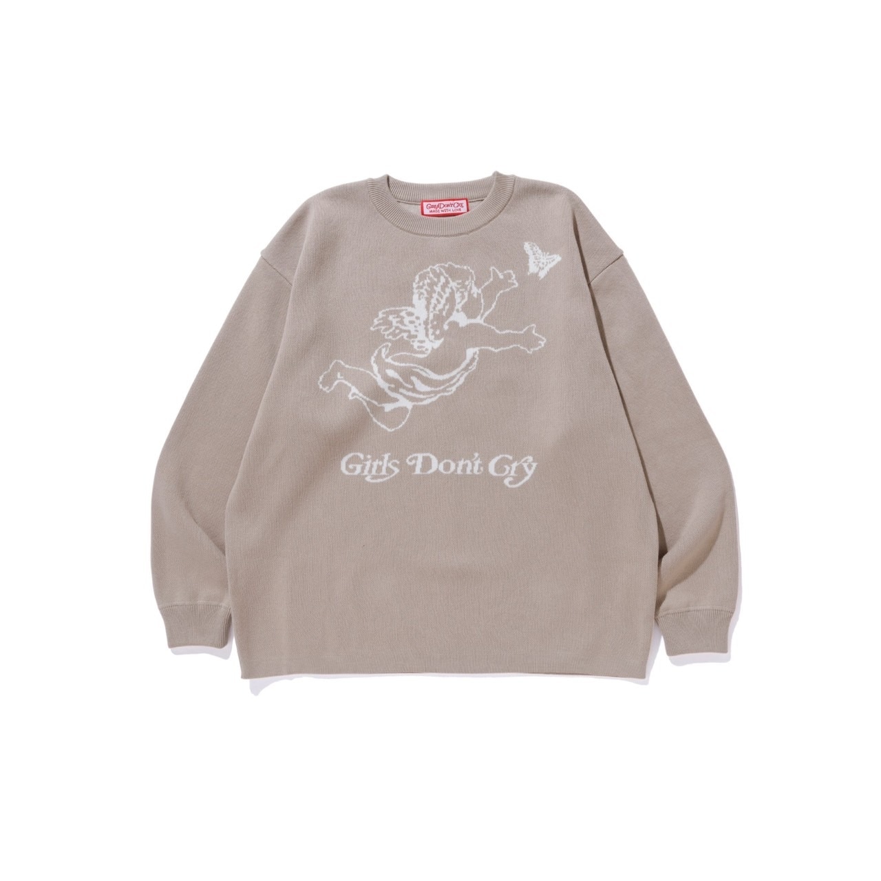 Girls Don’t Cry『Angel Knit & Logo Crewneck』のWEB抽選が開始