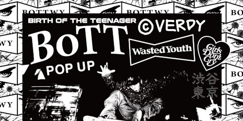 VERDY × BoTT『POP UP SHOP at 渋谷PARCO』の抽選方法が発表