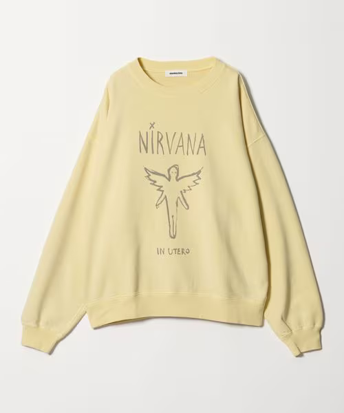 monkey time × NIRVANA『Printed Crew Neck Sweatshirt』が12月18日(木)発売