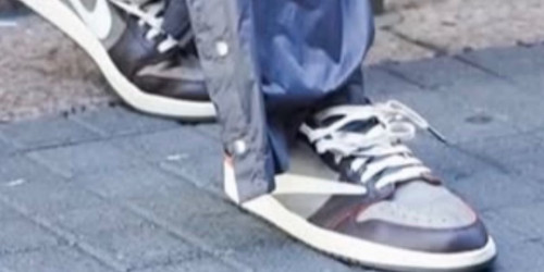 Kevin Durant が Travis Scott × NIKE AIR JORDAN 1 LOW の特別モデルを着用