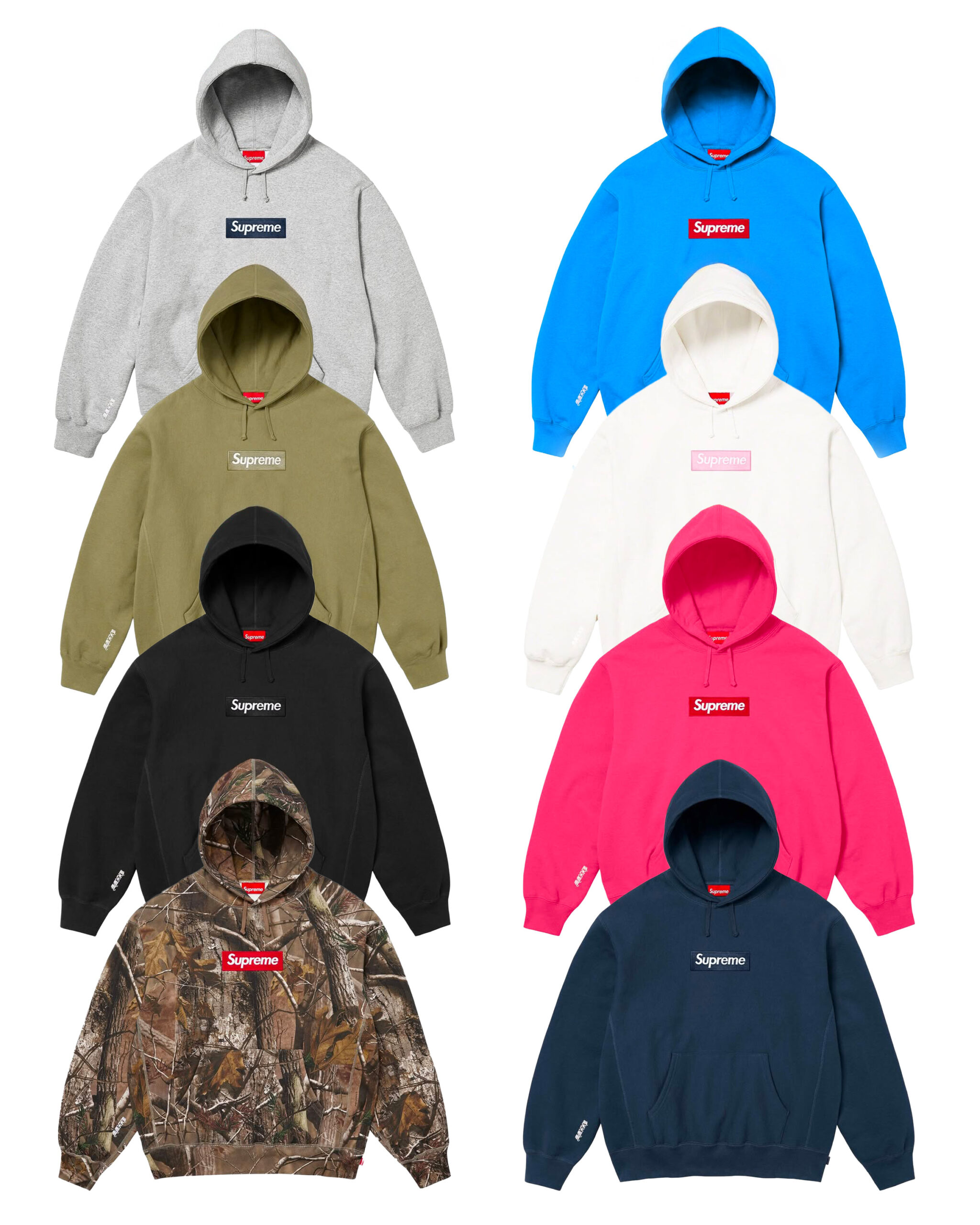 Supreme『Box Logo Hooded Sweatshirts』今週の発売が正式決定