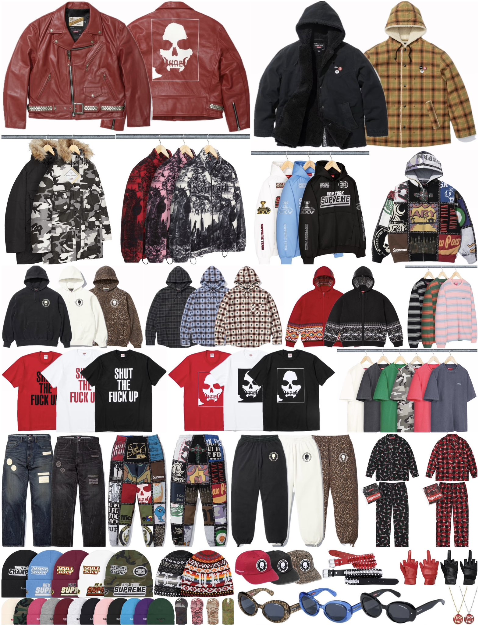 Supreme 2025年秋冬コレクション WEEK16 のドロップリストが公開