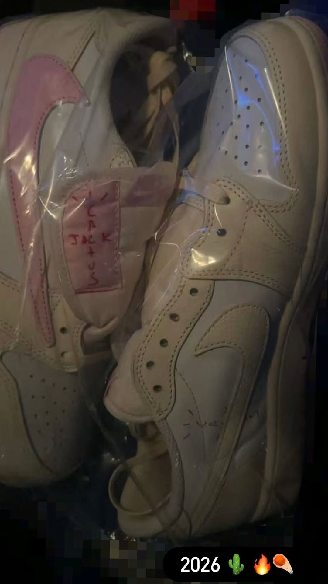 Travis Scott × NIKE AIR JORDAN 1 LOW “Sail/Shy Pink” が2026年夏に発売予定