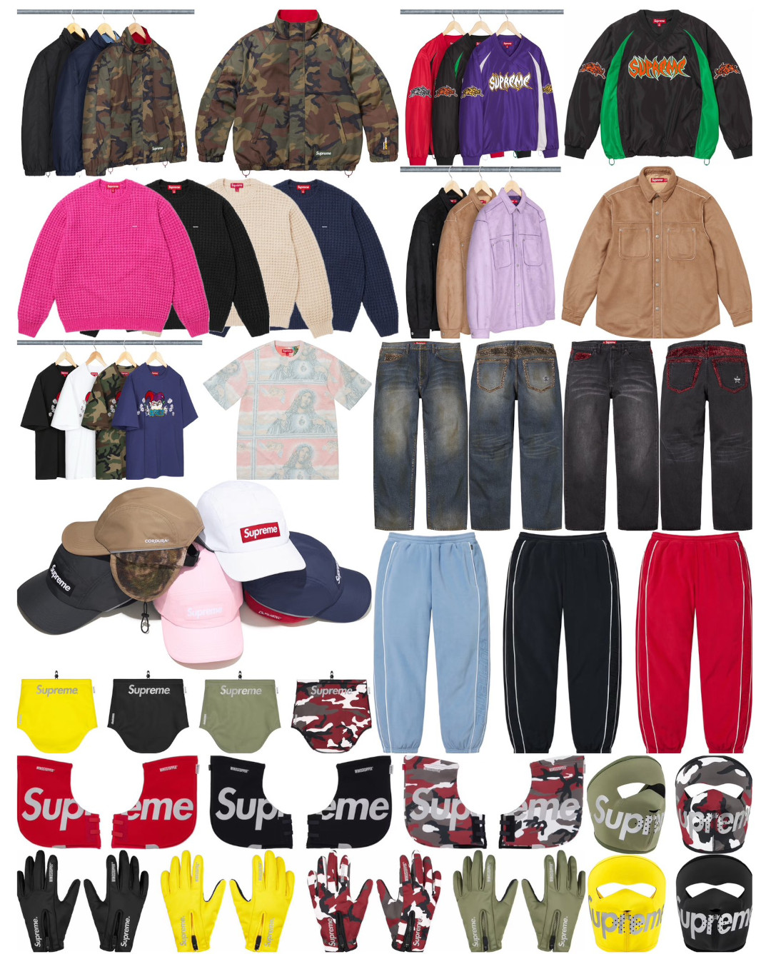 Supreme 2025年秋冬コレクション WEEK19 海外オンライン完売スピードランキング