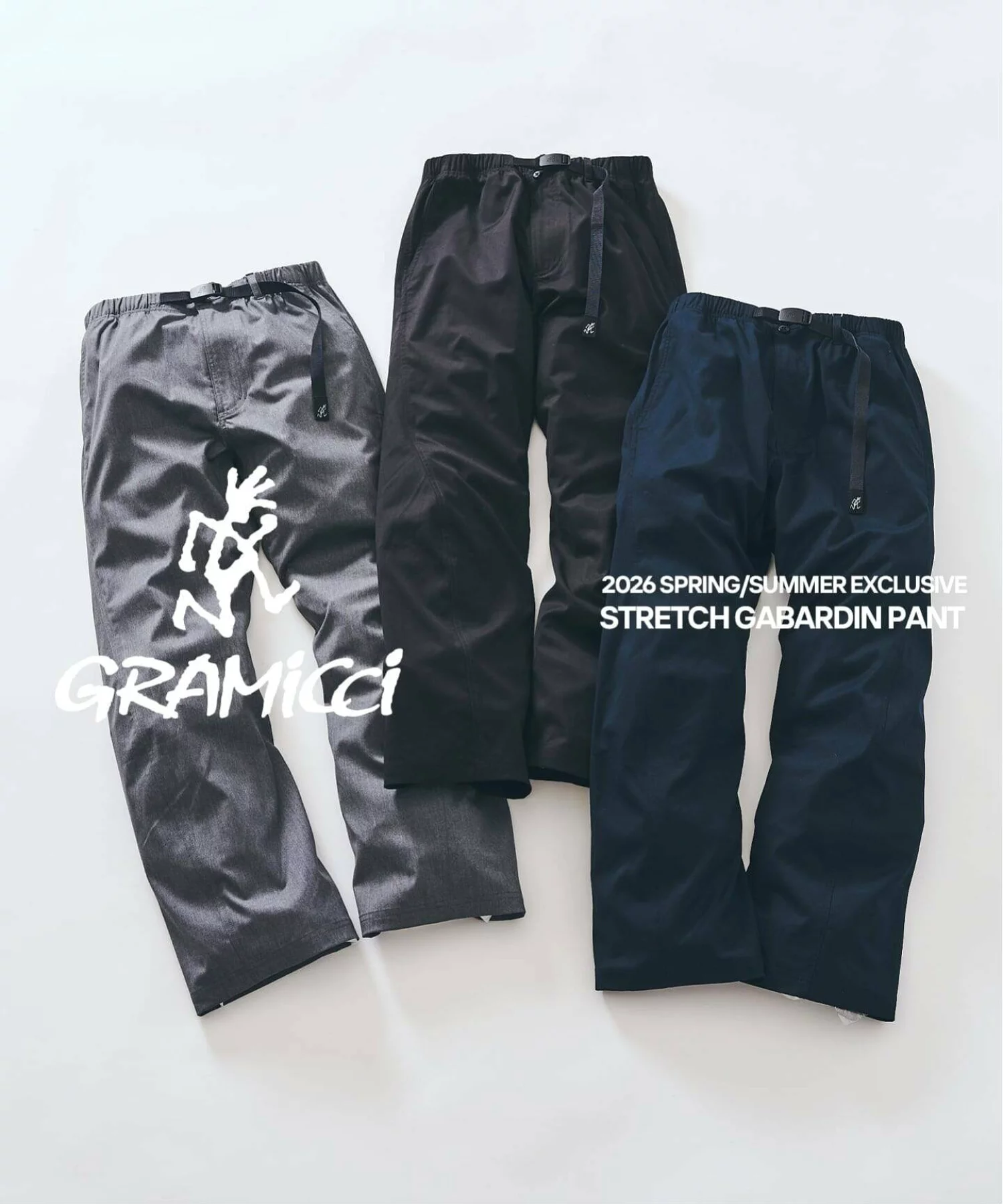 417 EDIFICE × GRAMICCI 26SS『Stretch Gabardin Pant』の先行予約が開始