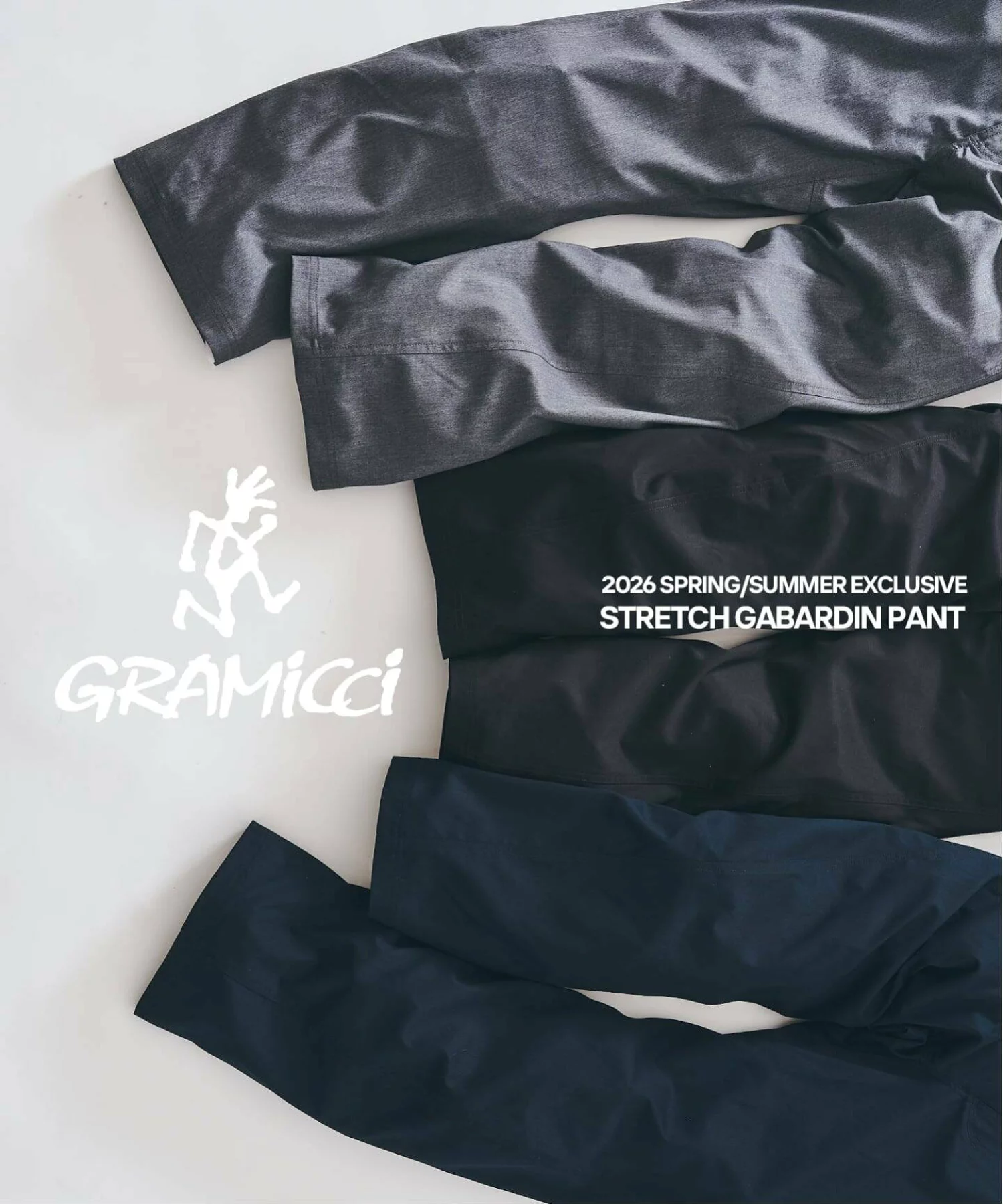 417 EDIFICE × GRAMICCI 26SS『Stretch Gabardin Pant』の先行予約が開始