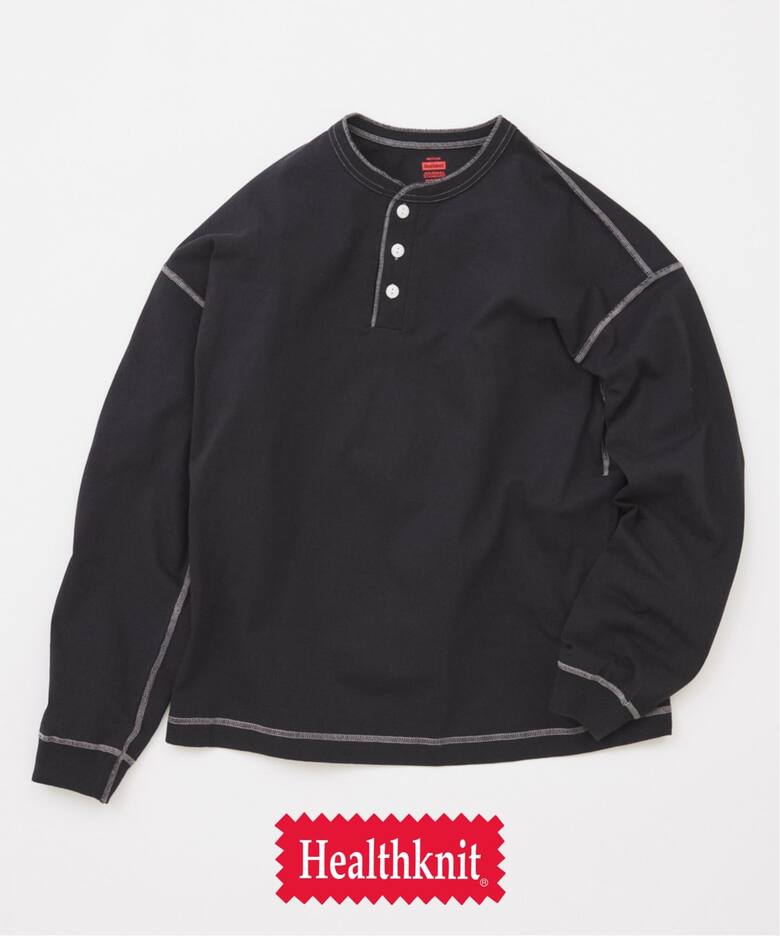 JOURNAL STANDARD × Healthknit 26SS『Henry Neck Long Sleeve Tee』の先行予約が開始