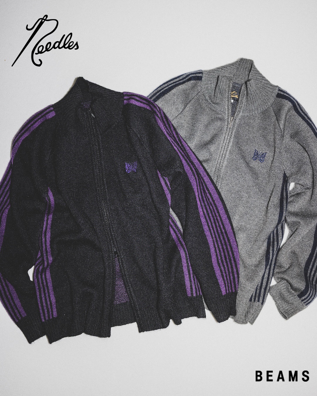 BEAMS × NEEDLES『Mohair Track Jacket』が1月2日(金)発売