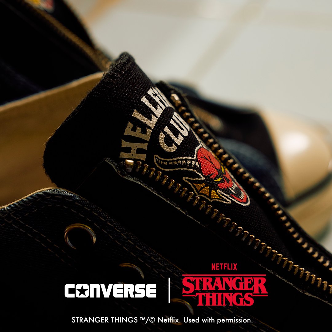 CONVERSE × Stranger Things によるコラボスニーカー第2弾の発売が予告