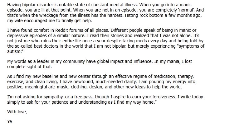 Ye (旧姓 カニエ・ウェスト ) が ウォール・ストリート・ジャーナル を通じ反ユダヤ的な発言を謝罪