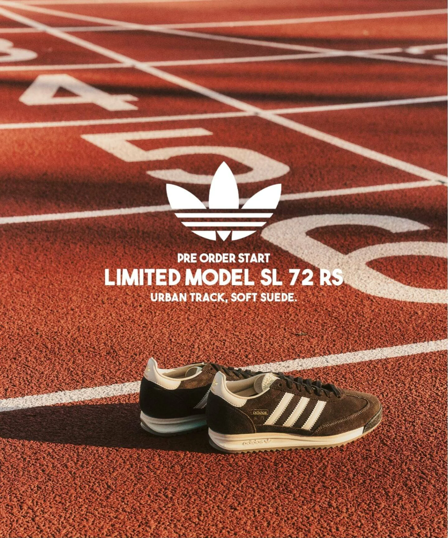 417 EDIFICE 限定展開となる adidas SL 72 RS “Brown” の先行予約が開始