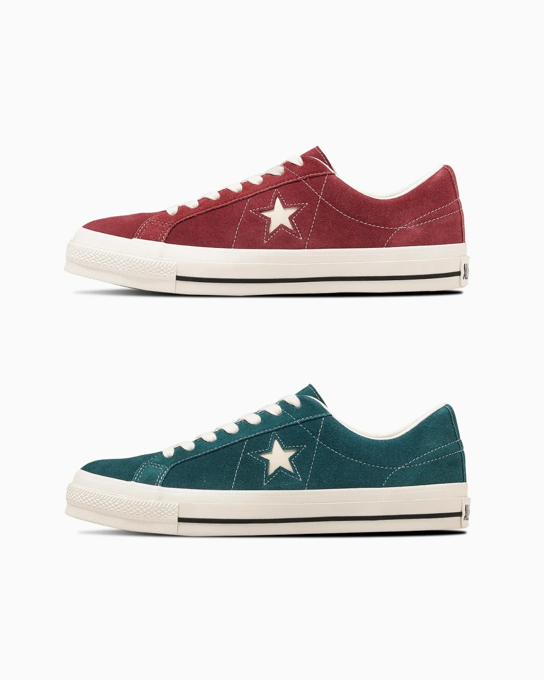 CONVERSE『ONE STAR SUEDE “Burgundy” & “Dark Teal”』の先行予約が開始