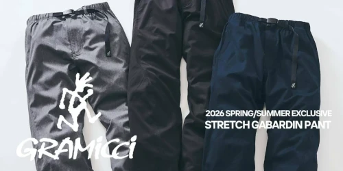417 EDIFICE × GRAMICCI 26SS『Stretch Gabardin Pant』の先行予約が開始