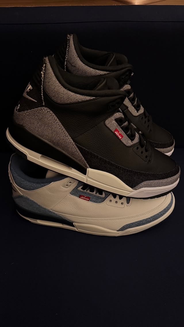 Levi’s® × NIKE AIR JORDAN 3 の4thカラー “White/Denim” が公開
