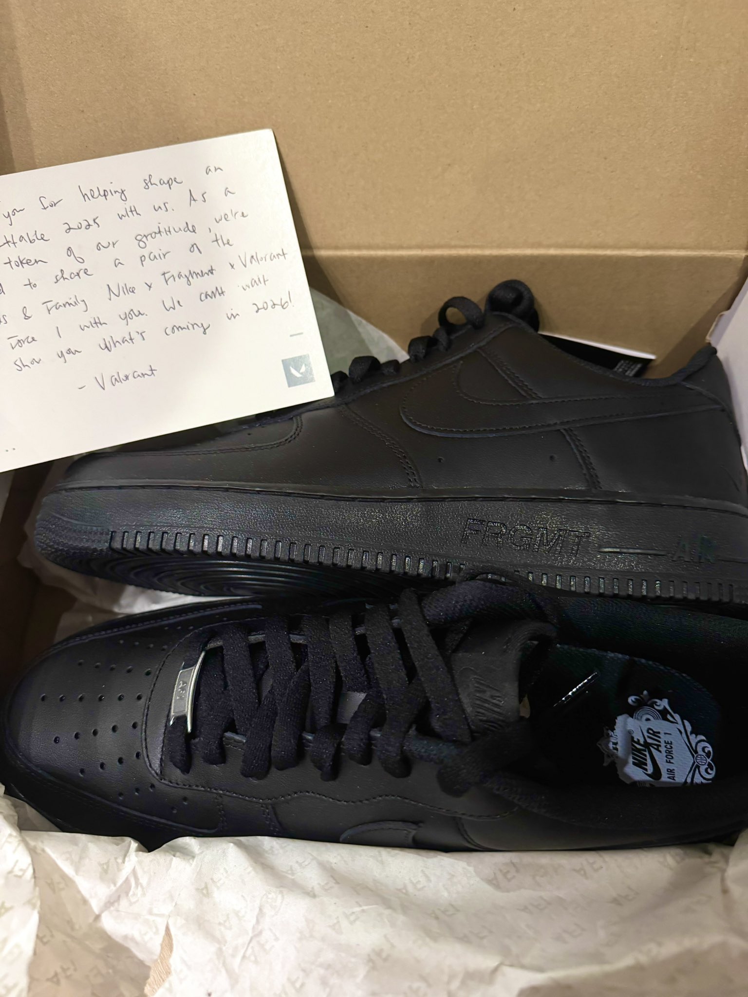 fragment design × VALORANT × NIKE AIR FORCE 1 LOW が公開