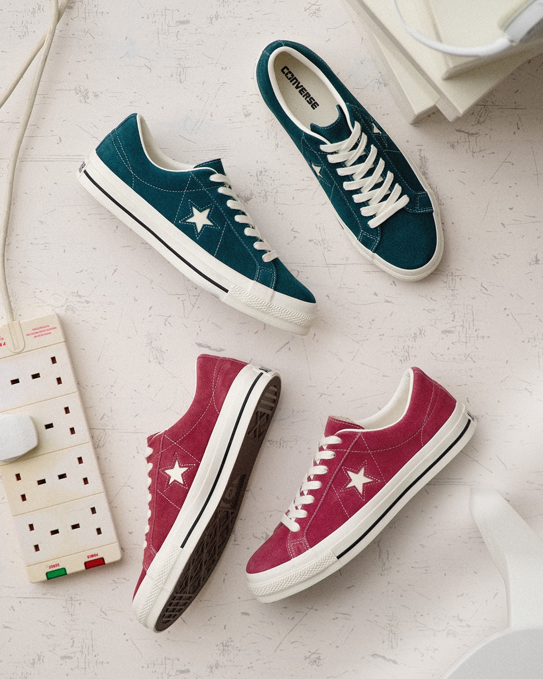 CONVERSE『ONE STAR SUEDE “Burgundy” & “Dark Teal”』が1月23日(金)発売