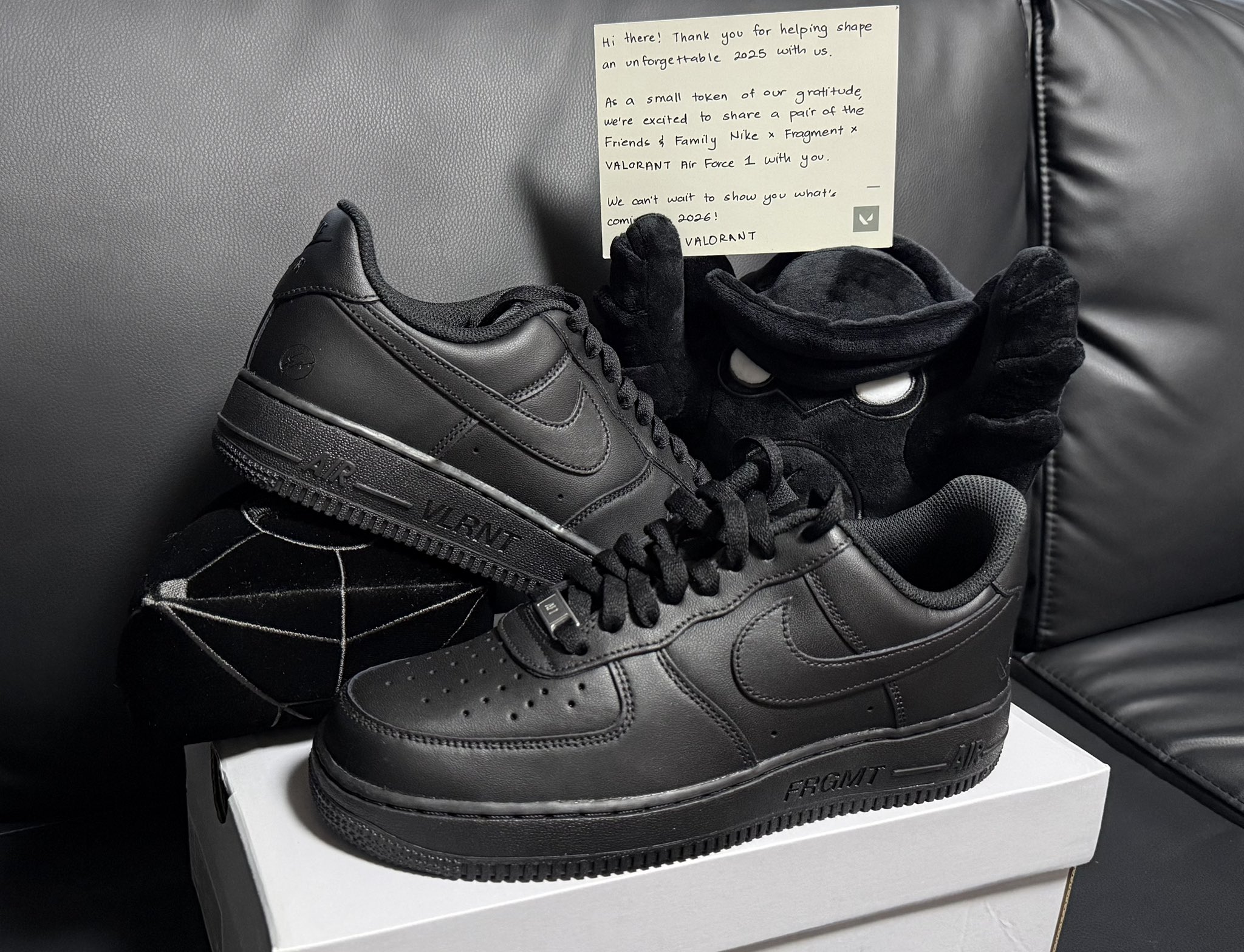 fragment design × VALORANT × NIKE AIR FORCE 1 LOW が公開