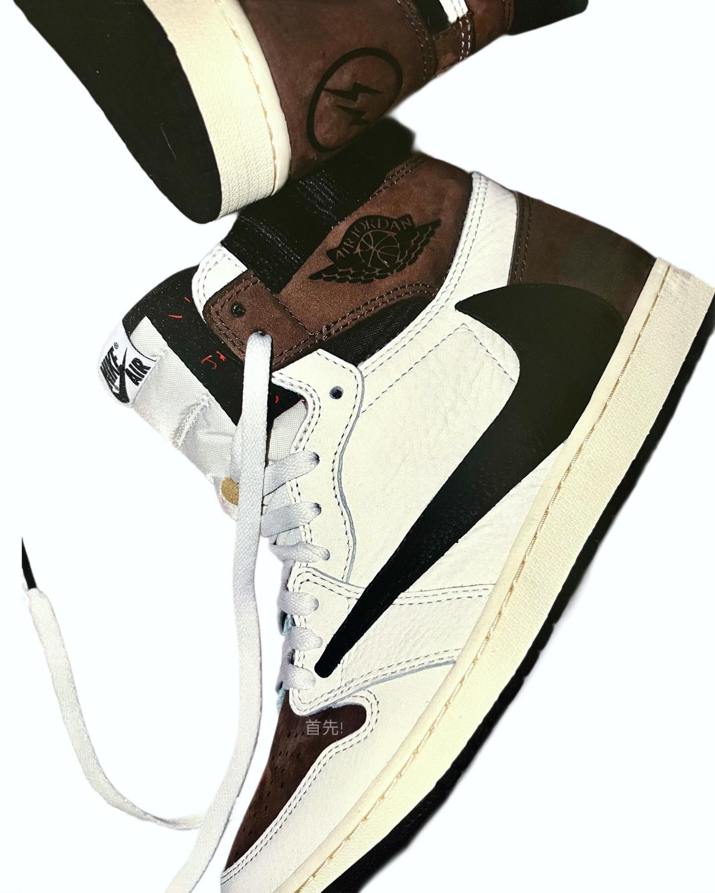 fragment design × Travis Scott × NIKE AIR JORDAN 1 HIGH “Mocha” が公開