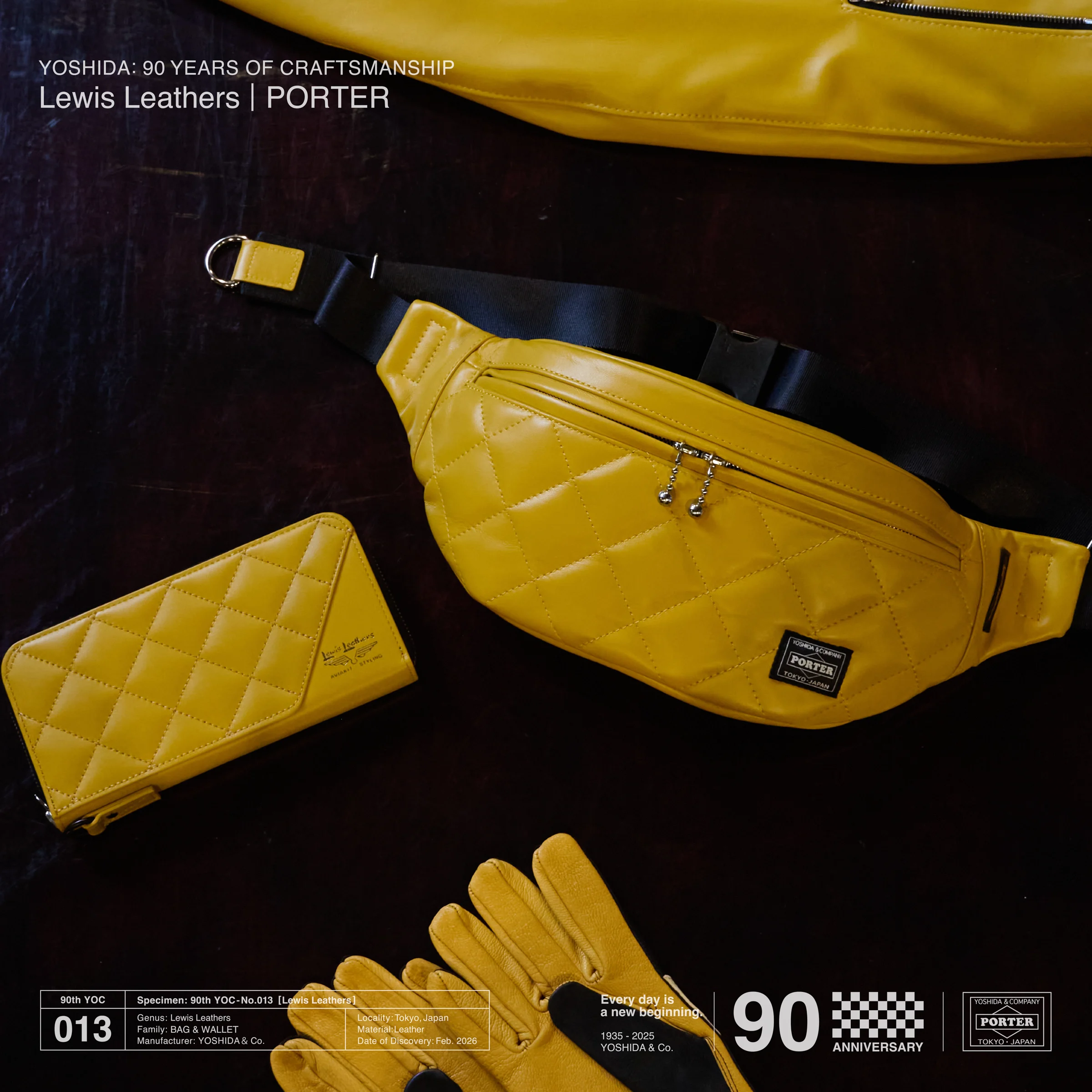 吉田カバン 90周年記念した PORTER × Lewis Leathers のコラボコレクションが2月21日(土)に発売予定