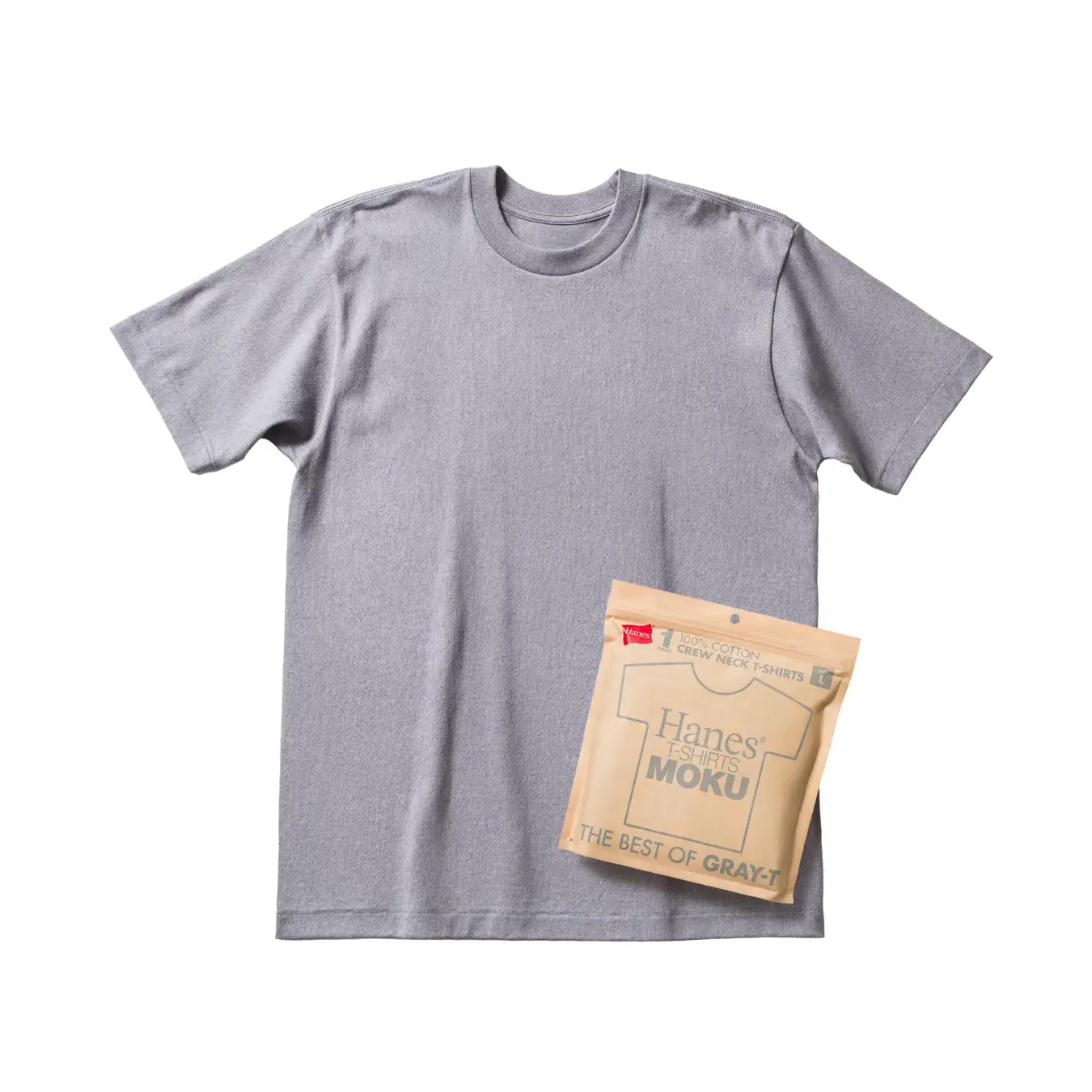 Hanes から最高のグレーTシャツ『Hanes T-SHIRTS MOKU』が2月下旬に発売予定