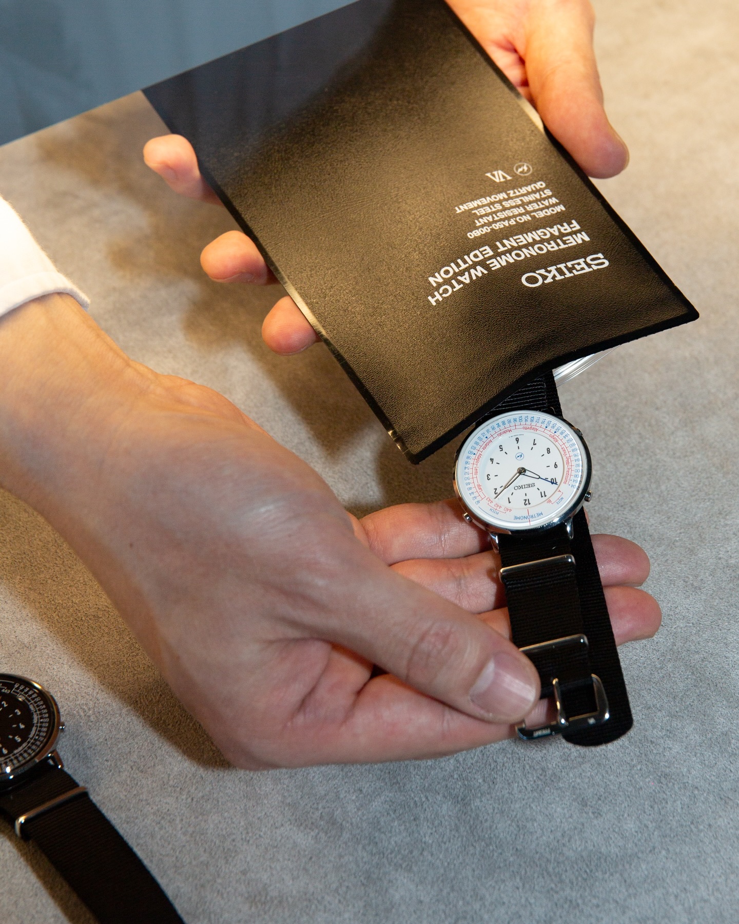 V.A. × fragment design × SEIKO『 メトロノームウオッチ 』が本日発売