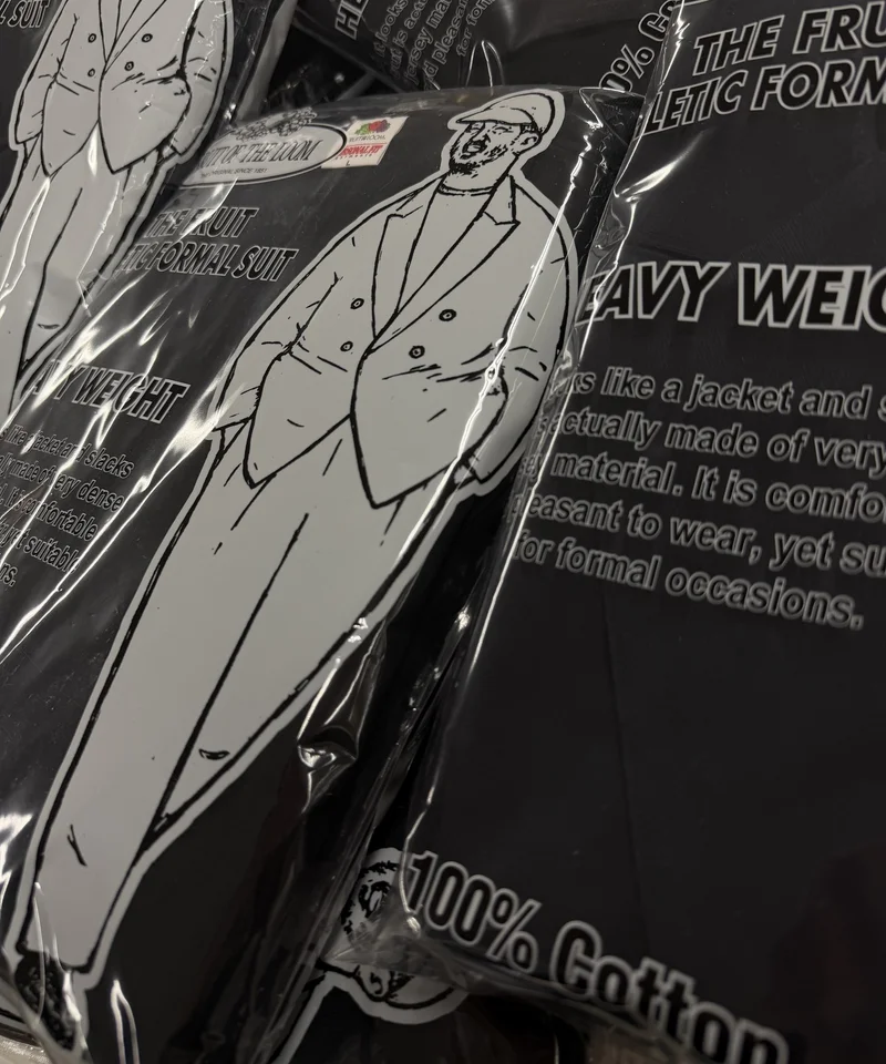 FRUIT OF THE LOOM × 金子 恵治 の新作『ATHLETIC FORMAL DOUBLE SUIT』が2月21日(土)より発売予定