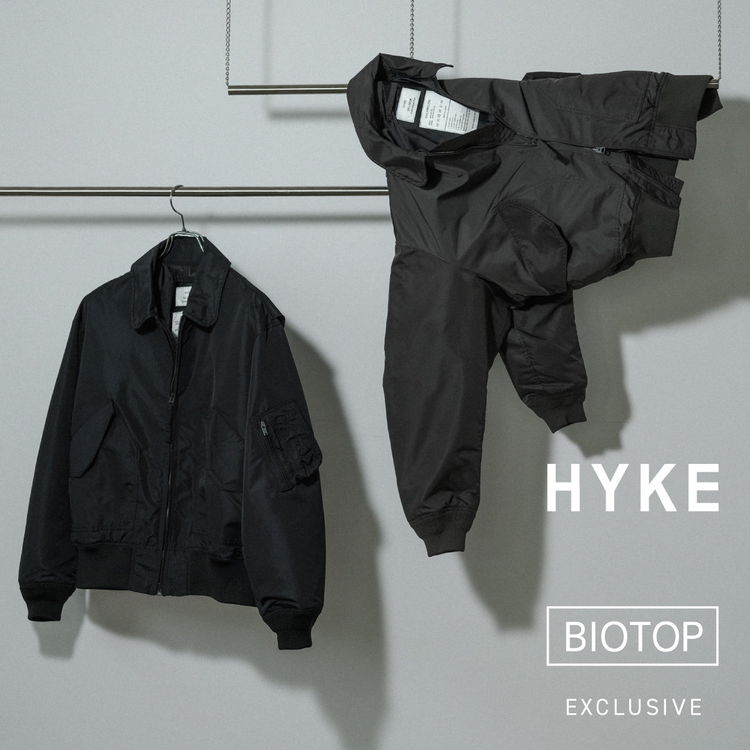 HYKE × BIOTOP『TYPE CWU-45/P JACKET』が3月7日(土)に発売予定