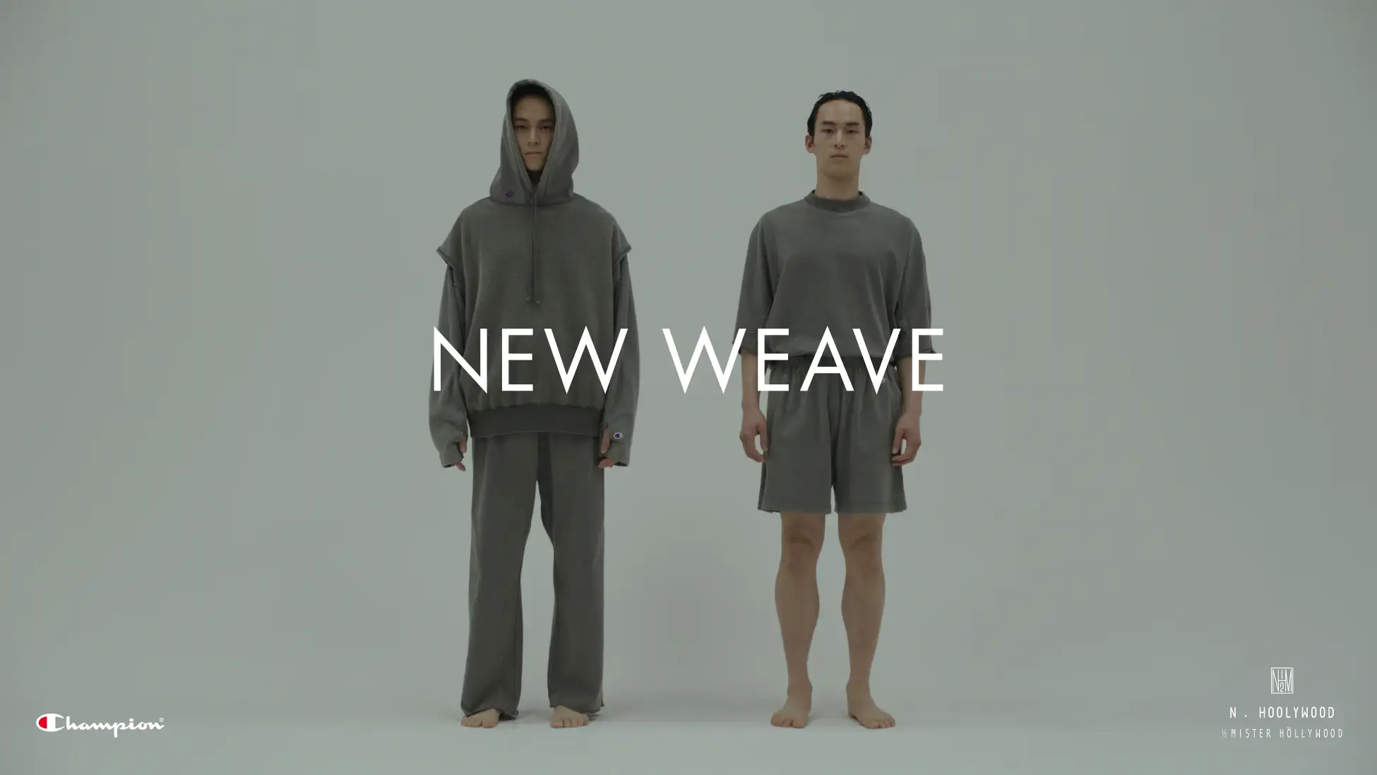 N.HOOLYWOOD × Champion の NEW WEAVE 第9弾 が本日発売