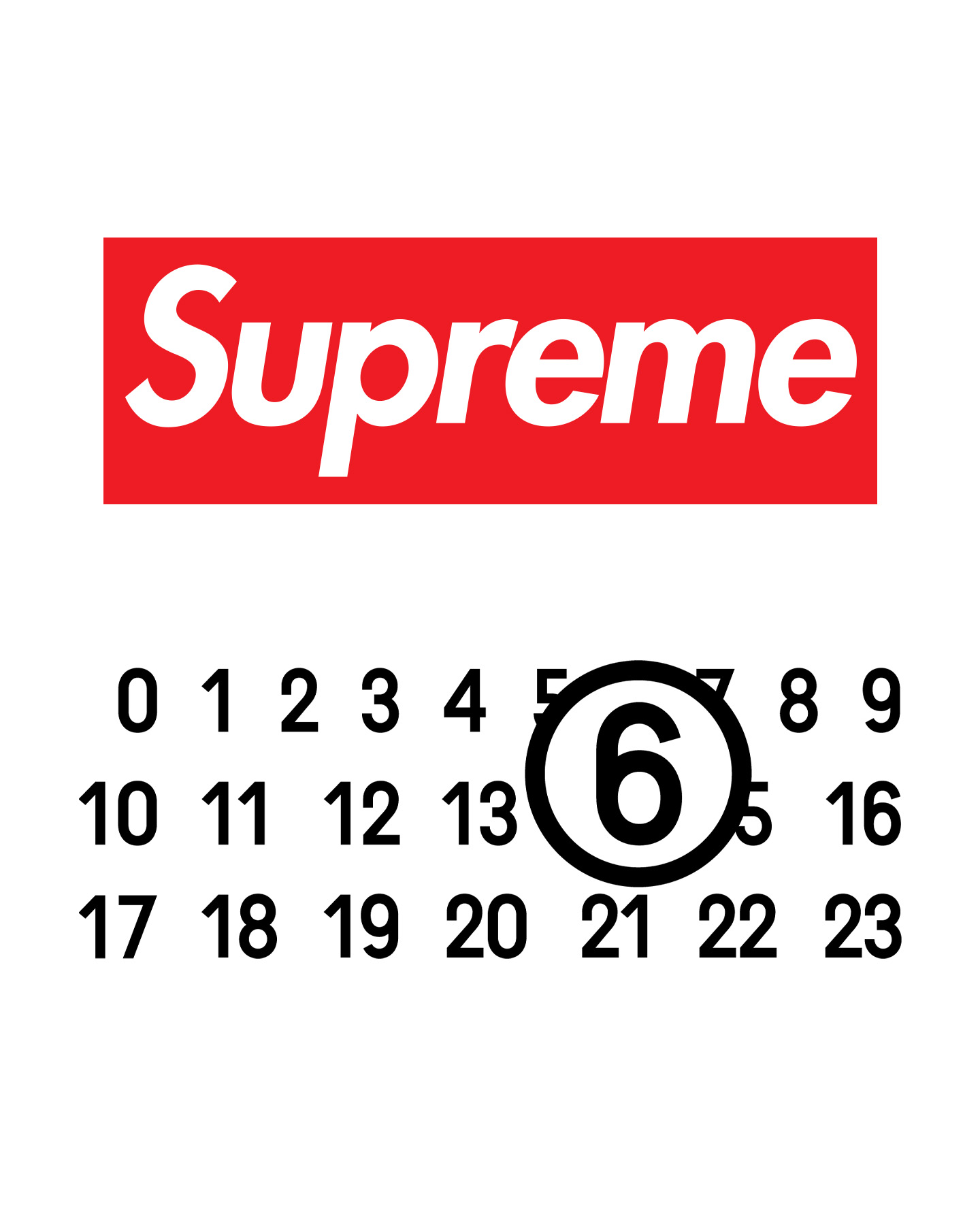 Supreme × MM6 Maison Margiela の2026年春夏コラボコレクションが近日発売予定