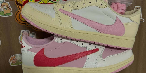 Travis Scott × NIKE AIR JORDAN 1 LOW “Pink” が5月22日(金)に発売予定