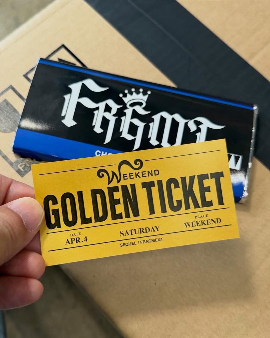 fragment design チョコレートバー