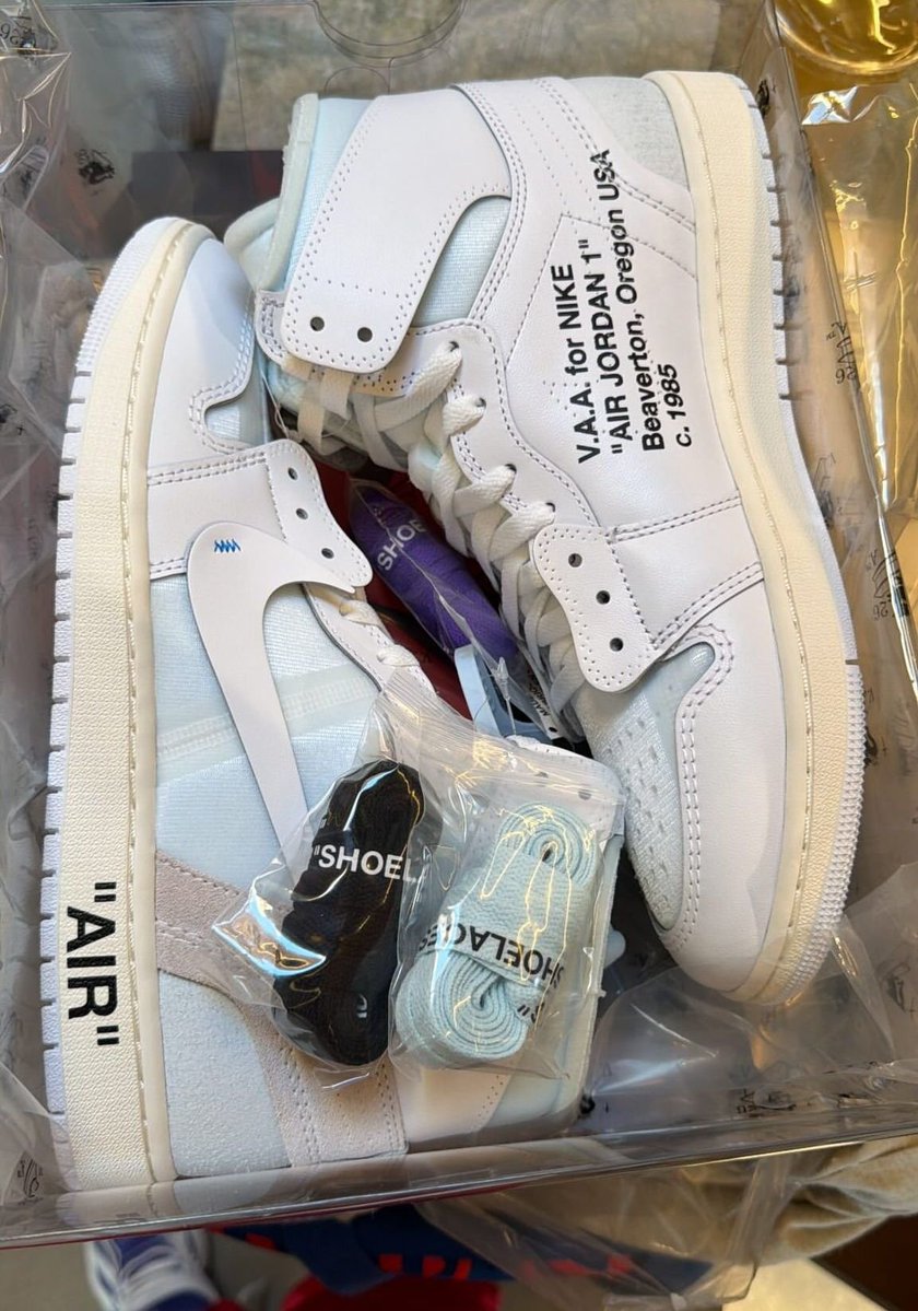 Virgil Abloh Archive × NIKE AIR JORDAN 1 “Alaska” の国内販売予定価格は34,100円