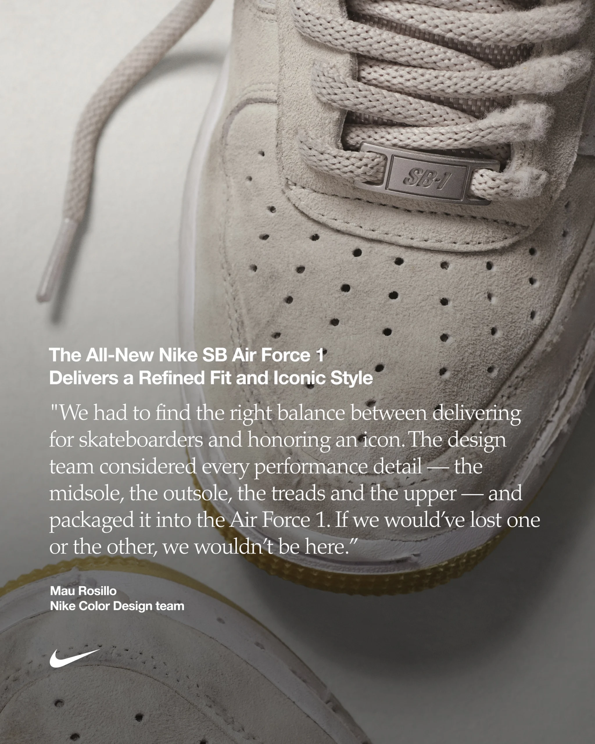 NIKE SB × NIKE AIR FORCE 1 "Light Orewood Brown" が国内4月17日(金)/4月21日(火)に発売予定