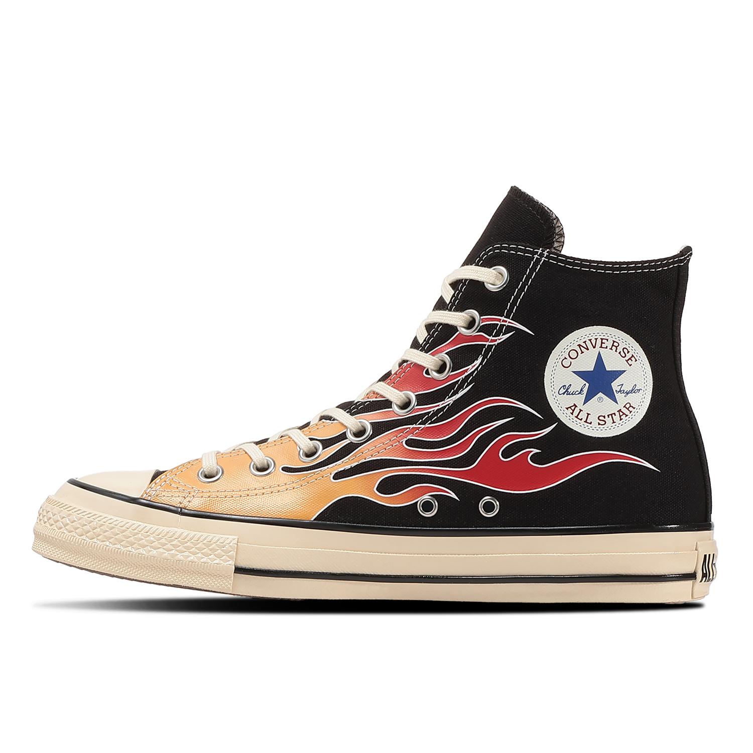 ABC-MART 限定モデル CONVERSE ALL STAR AGED IGNT HI “Black/Flame” が発売