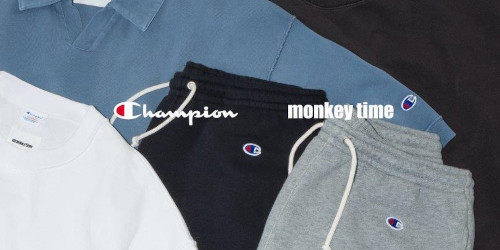 monkey time × Champion の2026年春夏コラボアイテムが4月16日(木)発売