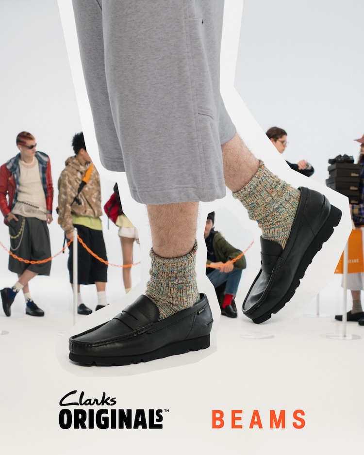 BEAMS 誕生50周年を記念した Clarks ORIGINALS 完全別注モデル『WallaBeams Loafer GTX』が5月2日(土)に発売予定