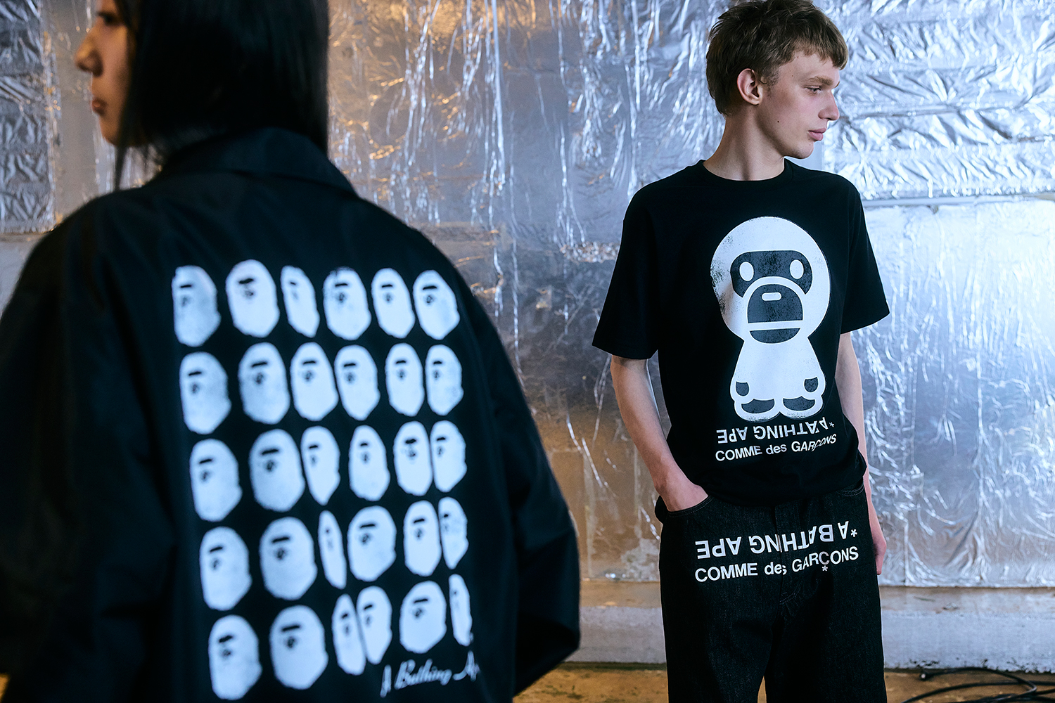 A BATHING APE®︎ × COMME des GARÇONS の2026年春夏コラボコレクションが4月29日(水)に発売予定