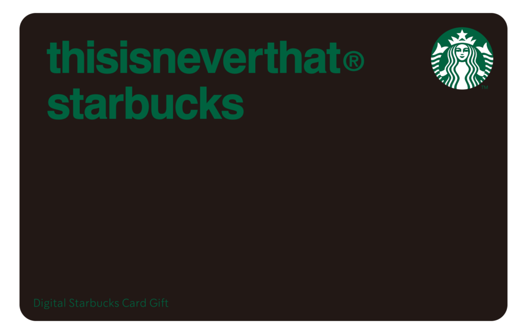STARBUCKS × thisisneverthat® の初コラボアイテムが4月28日(火)に発売予定