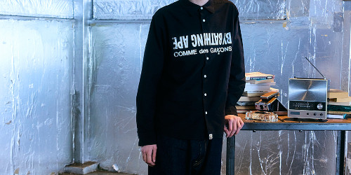 A BATHING APE®︎ × COMME des GARÇONS の2026年春夏コラボコレクションが4月29日(水)に発売予定