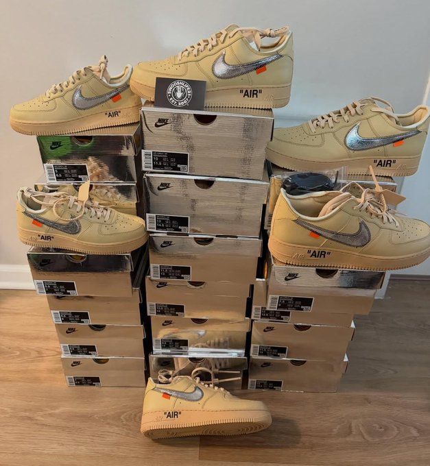 Virgil Abloh Archive × NIKE AIR FORCE 1 "Sesame" が登場との噂